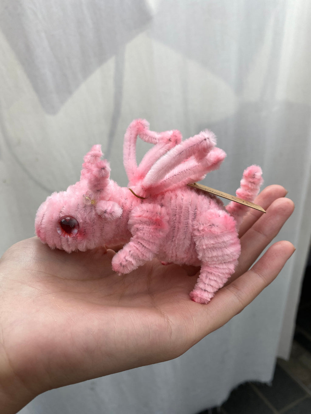 Pipe Cleaner Dragon Baby DIY Kit Handmade Toy Bag Accessory