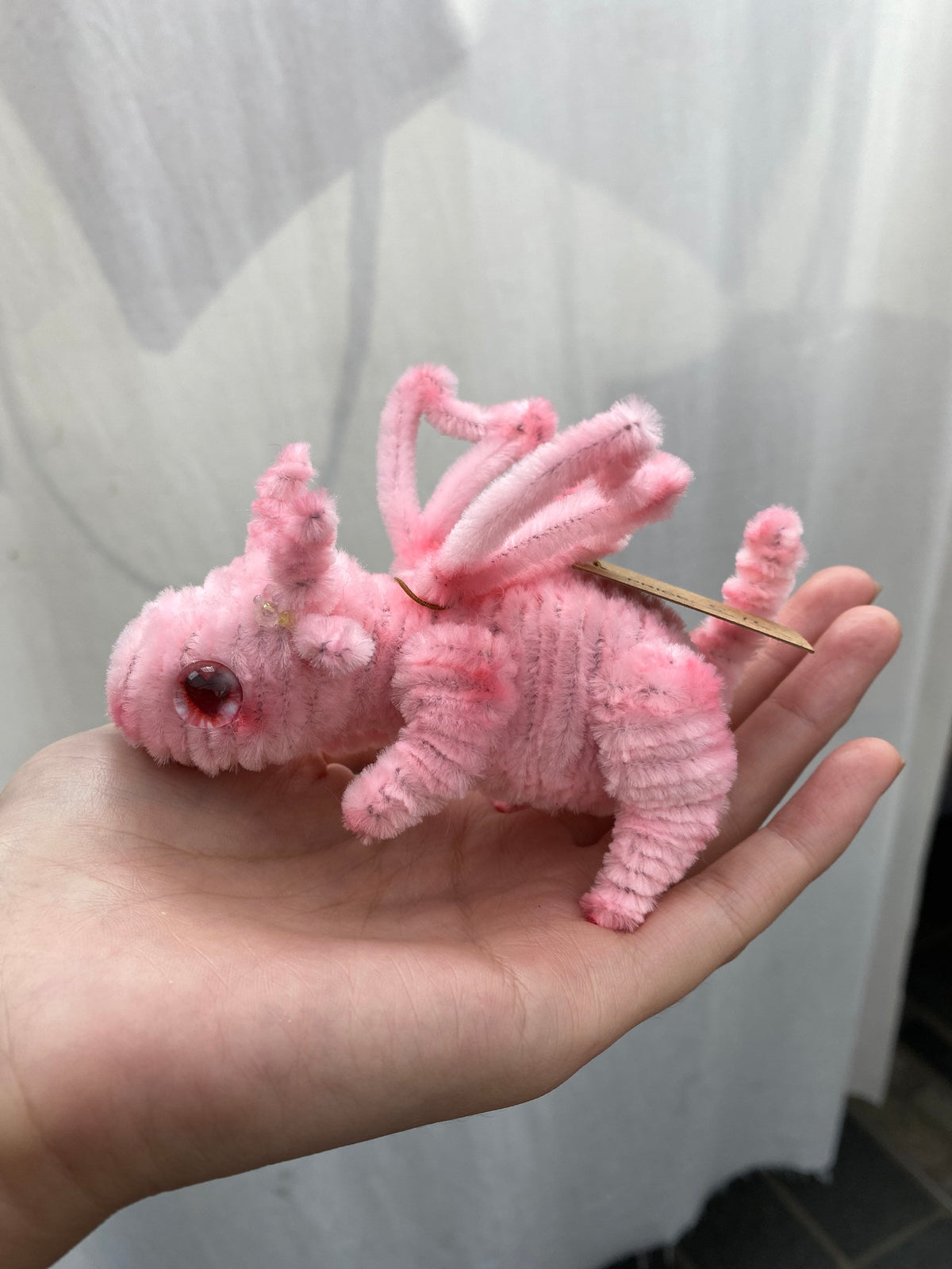 Pipe Cleaner Dragon Baby DIY Kit Handmade Toy Bag Accessory