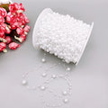 Holographic Pearl Beads Line, 8+3 Luster Artificial Pearl String Decorations