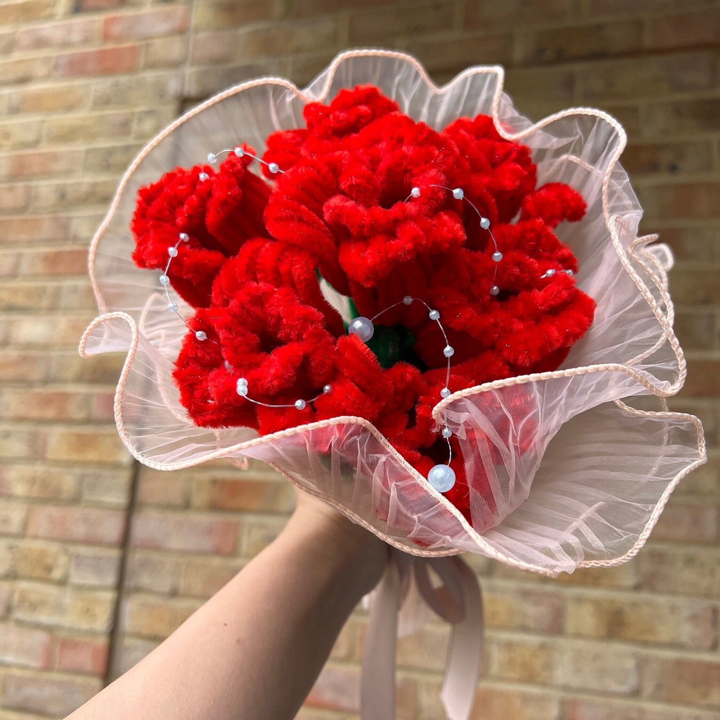 Pipe Cleaner Rose DIY Kit 7 Blossoms Forever Flower Gift
