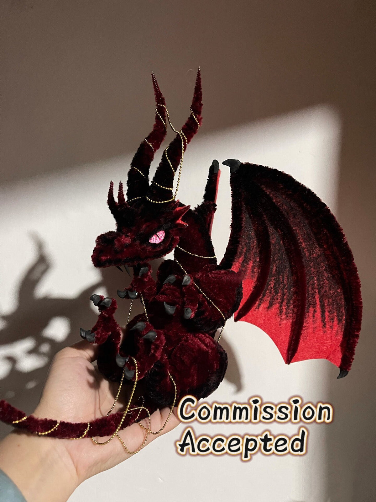 Handmade Pipe Cleaner Dragon Customizable Gift Commission Accepted