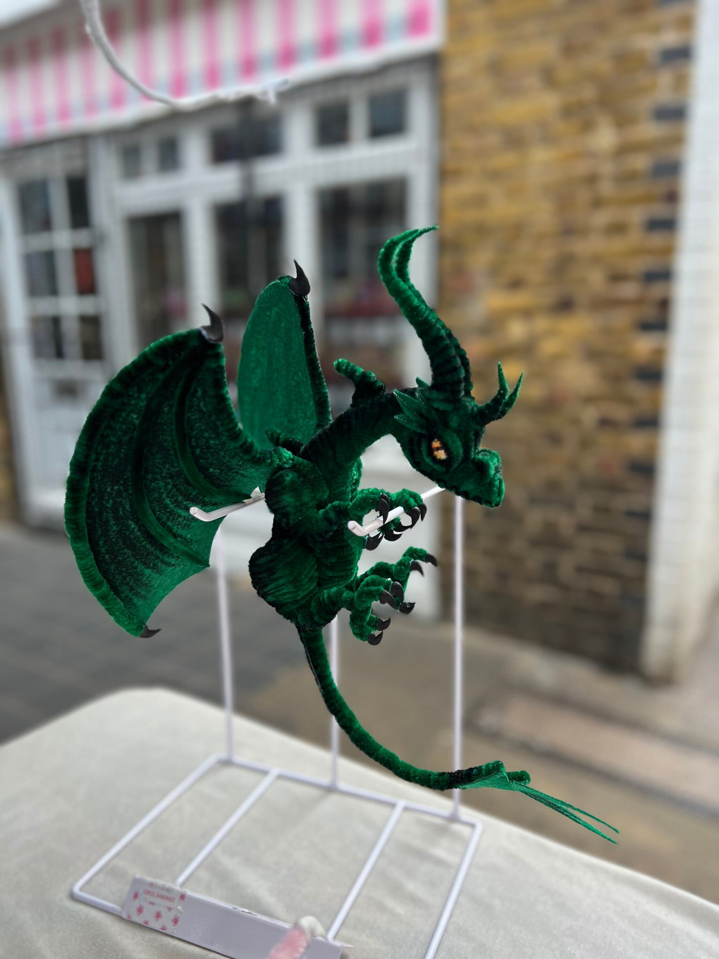Handmade Pipe Cleaner Dragon Customizable Gift Commission Accepted