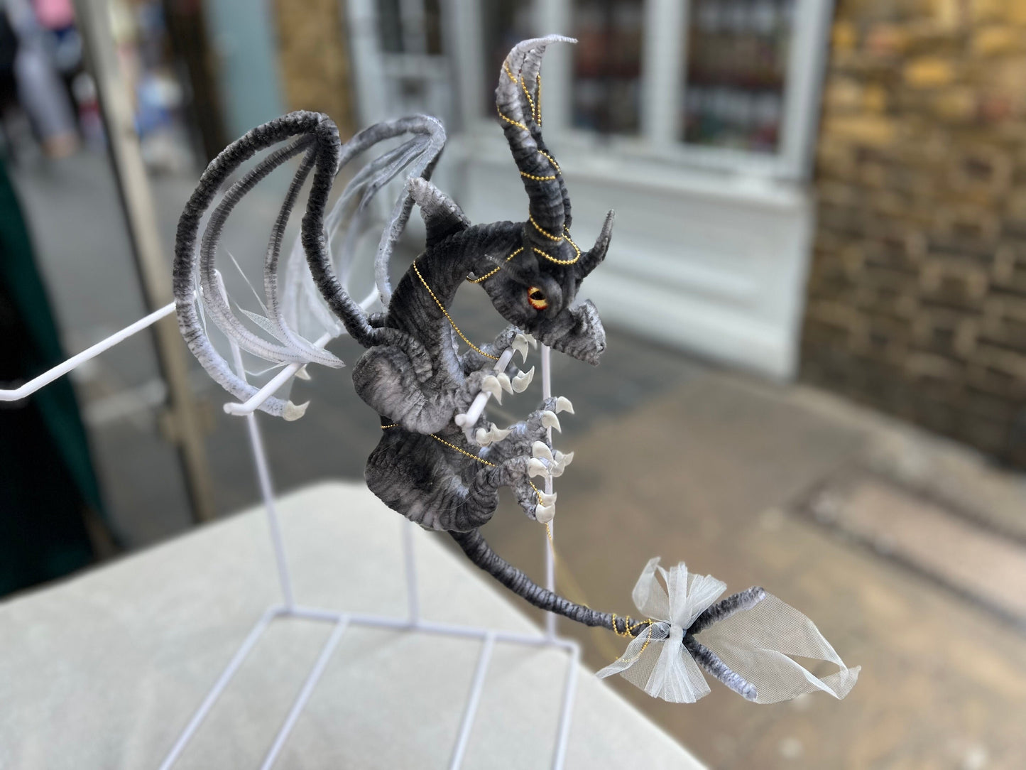 Handmade Pipe Cleaner Dragon Customizable Gift Commission Accepted