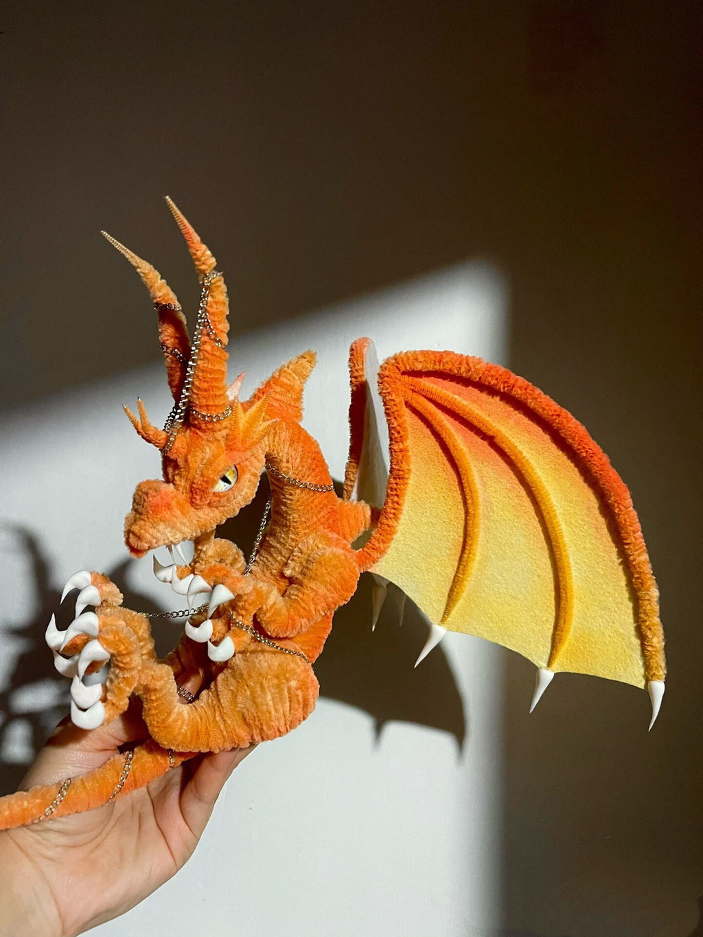 Handmade Pipe Cleaner Dragon Customizable Gift Commission Accepted
