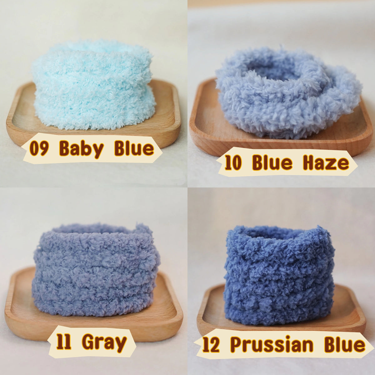 3 Pcs 100cm*20mm Coral Fleece Pipe Cleaners 20 Colors