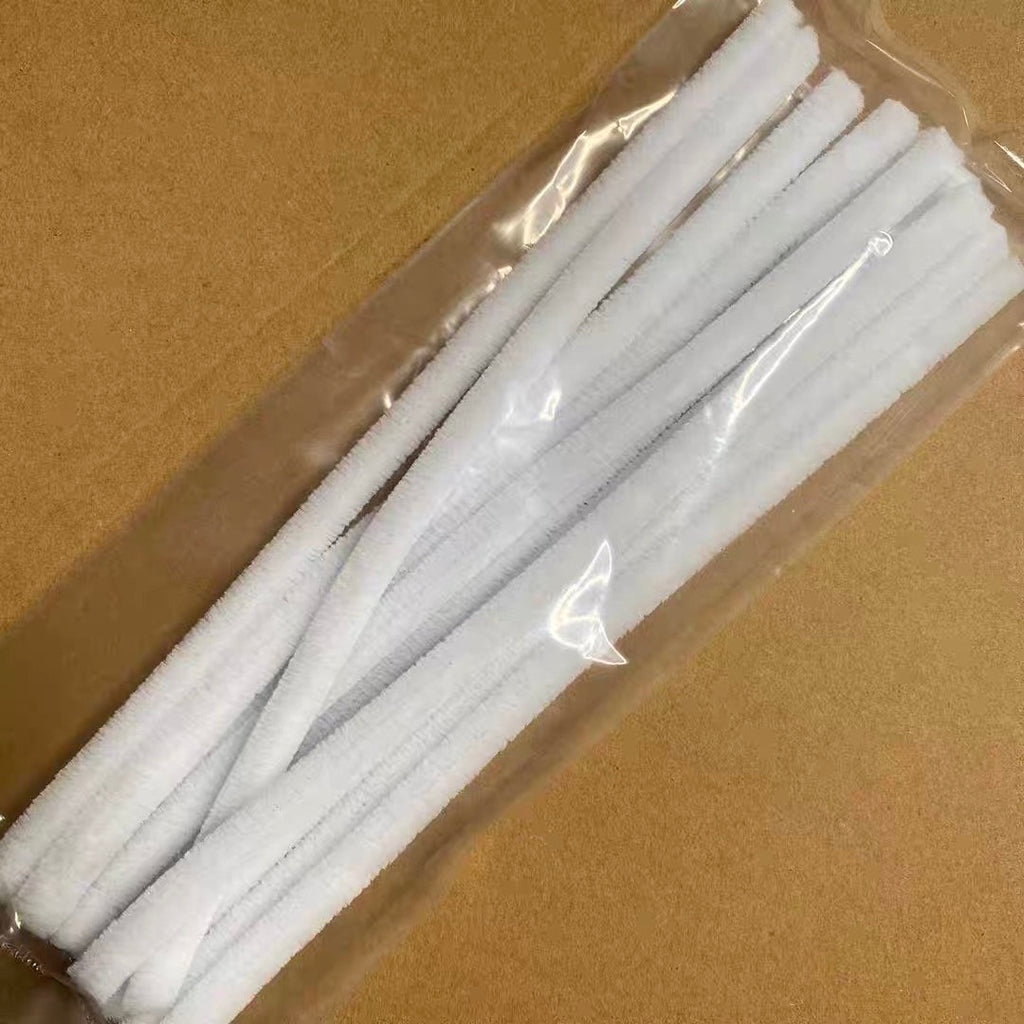 10mm Super Dense Pipe Cleaners Chenille Stems 10Pcs, 2.5m Total Length