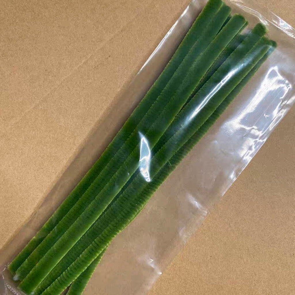 10mm Super Dense Pipe Cleaners Chenille Stems 10Pcs, 2.5m Total Length