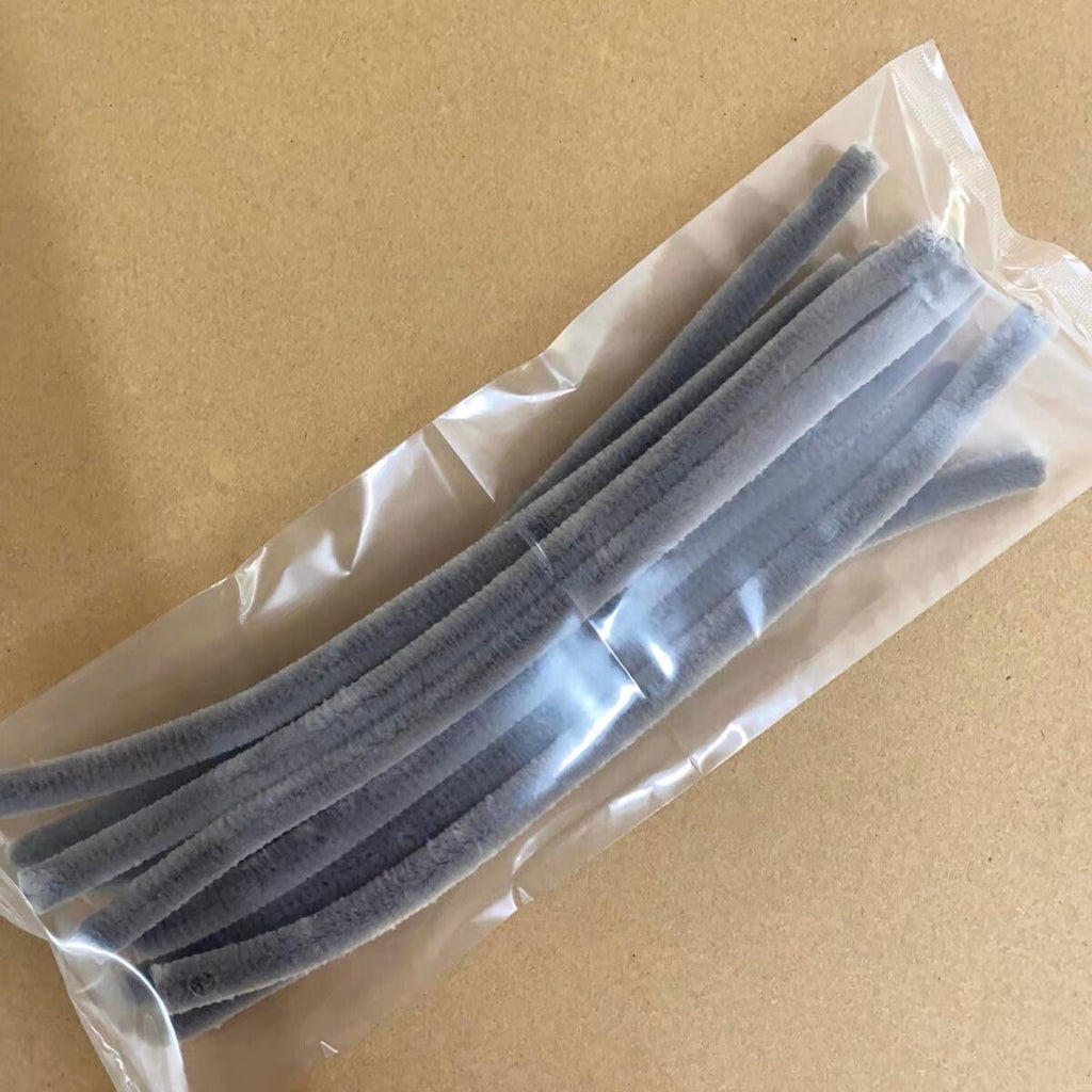 10mm Super Dense Pipe Cleaners Chenille Stems 10Pcs, 2.5m Total Length