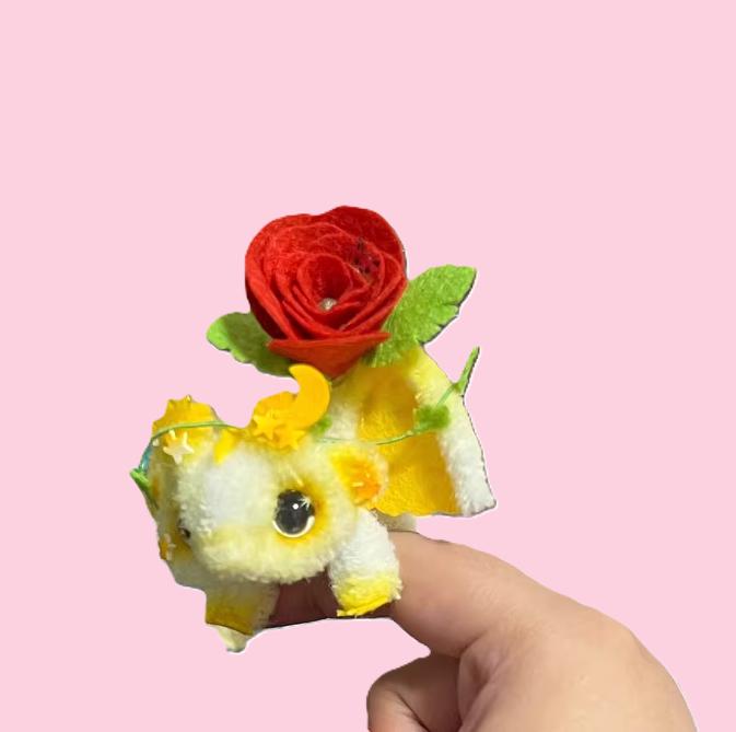 Little Prince Poseable Mini Pipe Cleaner Dragon Handmade Gift