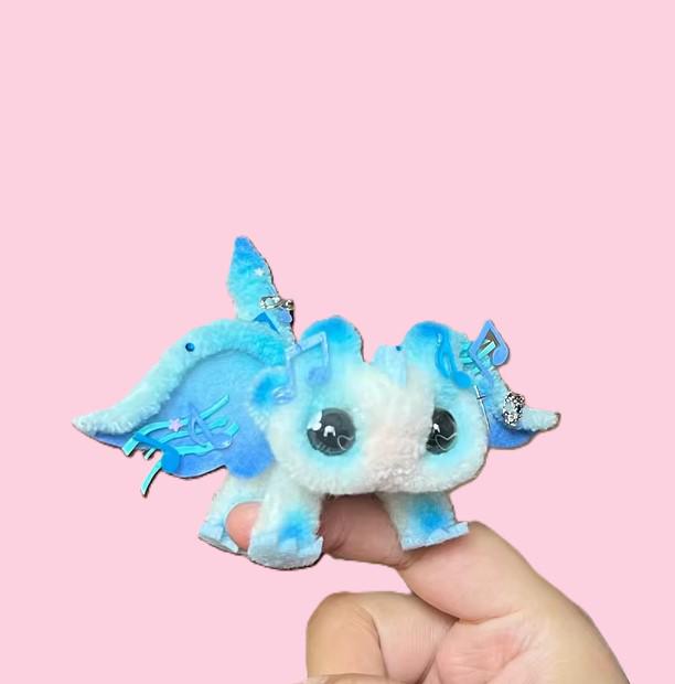 Musical Note Poseable Mini Pipe Cleaner Dragon Handmade Gift