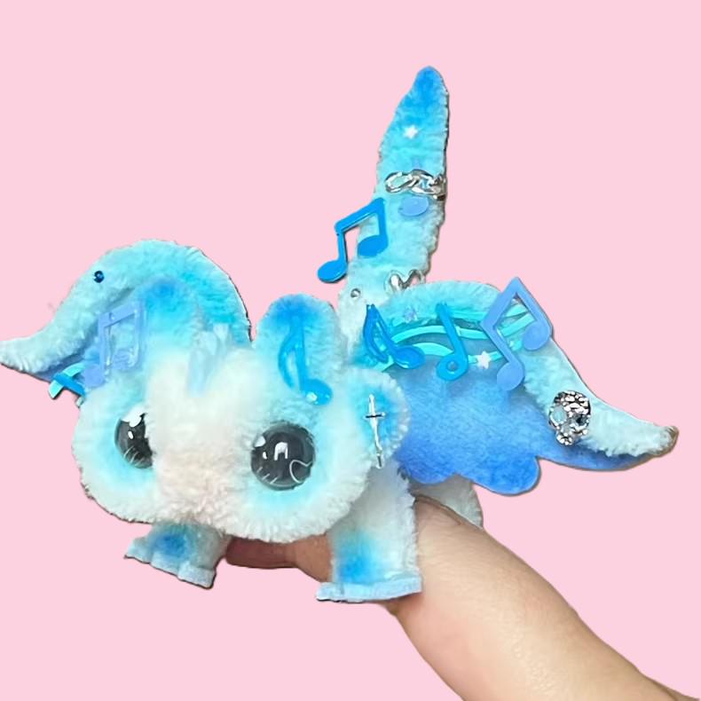 Musical Note Poseable Mini Pipe Cleaner Dragon Handmade Gift
