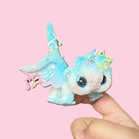 Musical Note Poseable Mini Pipe Cleaner Dragon Handmade Gift