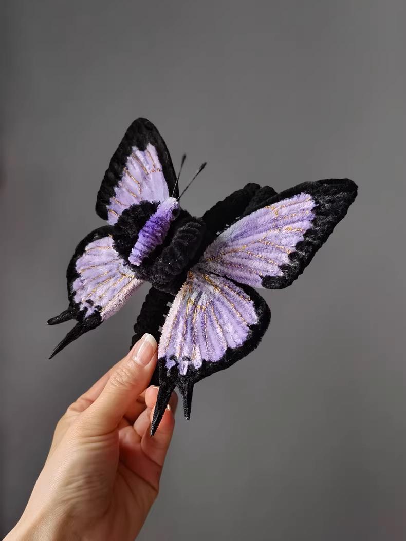 Moonkiss Swallowtail Pipe Cleaner Butterfly Handmade Custom Gift