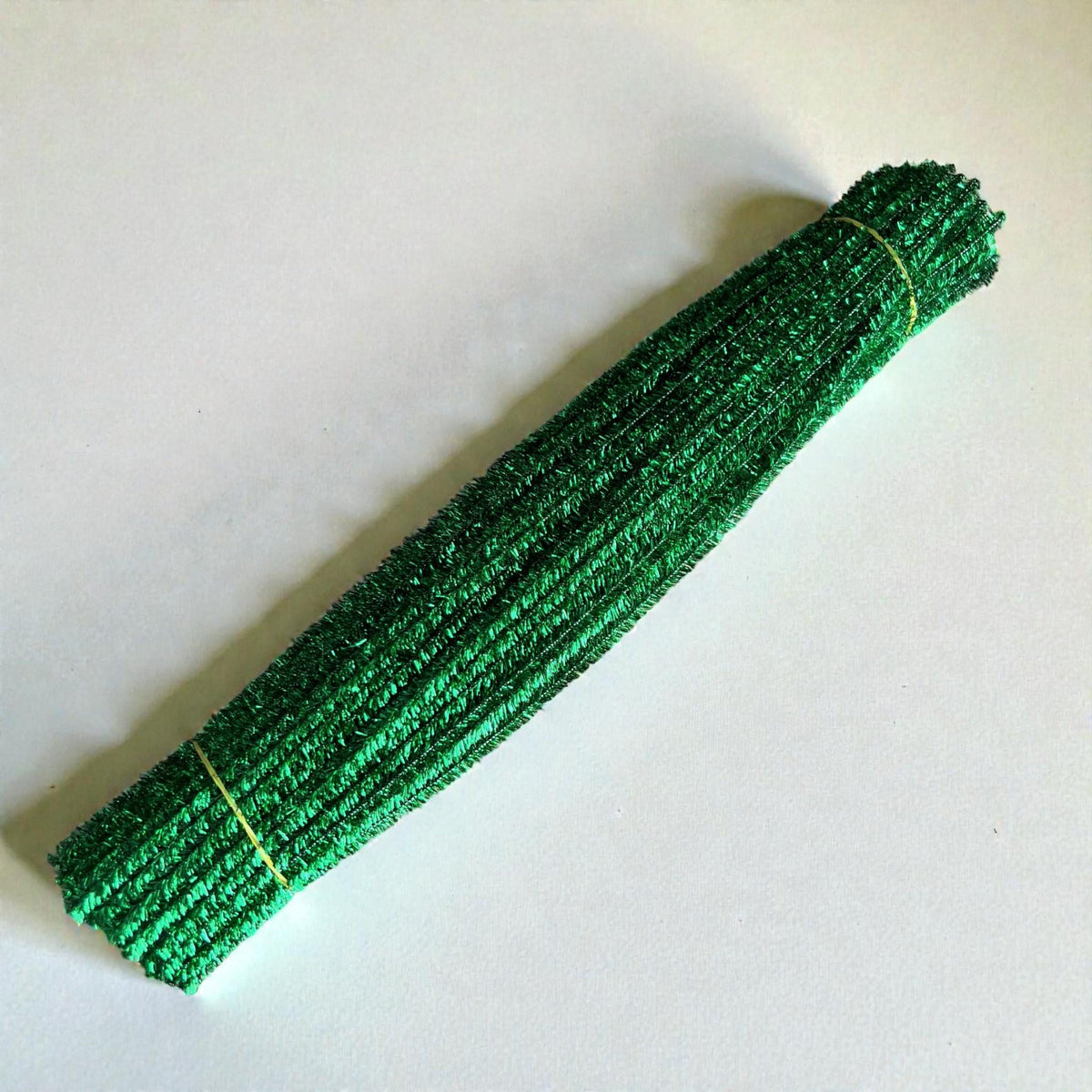 100Pcs 6mm Glitter Pipe Cleaners Sparkly Chenille Stems 30cm 22 Colors