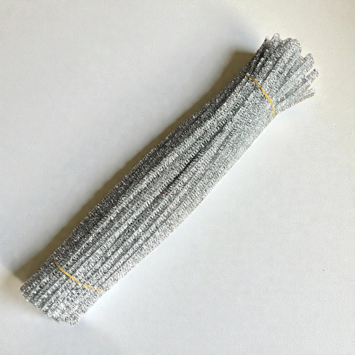 100Pcs 6mm Glitter Pipe Cleaners Sparkly Chenille Stems 30cm 22 Colors