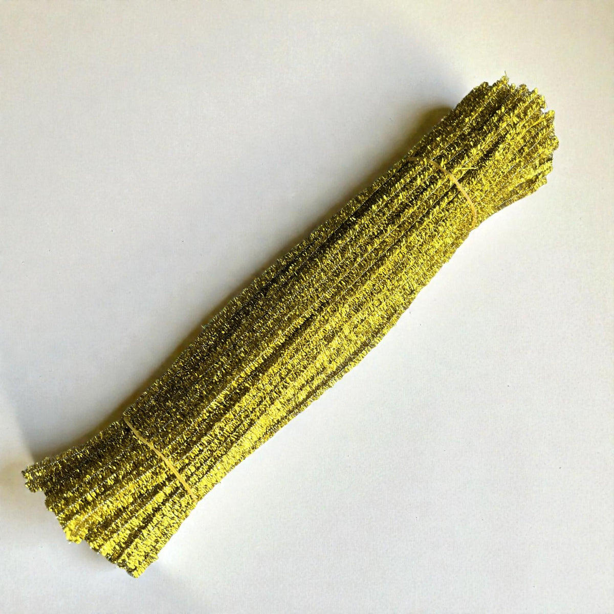 100Pcs 6mm Glitter Pipe Cleaners Sparkly Chenille Stems 30cm 22 Colors