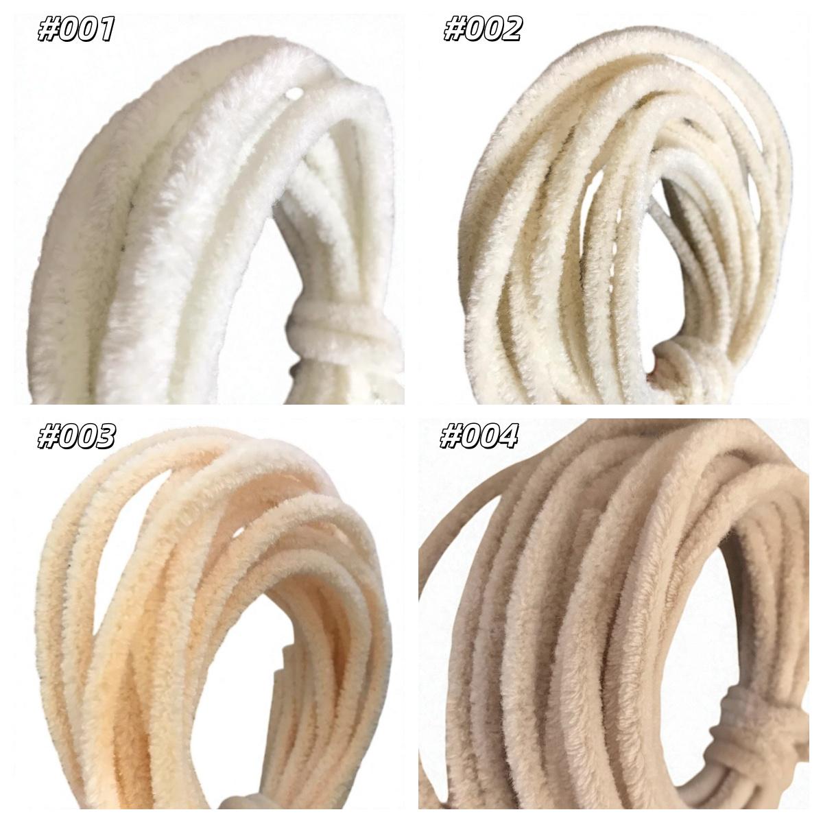 3Pcs 6mm×120cm Wool Pipe Cleaners for DIY Crafts