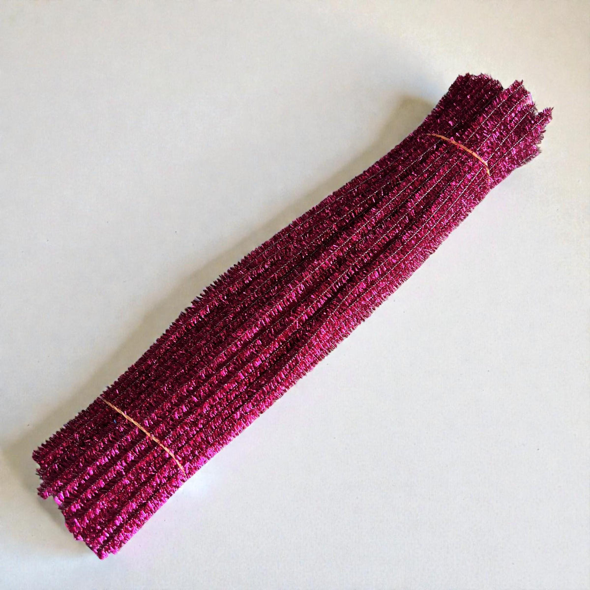 100Pcs 6mm Glitter Pipe Cleaners Sparkly Chenille Stems 30cm 22 Colors