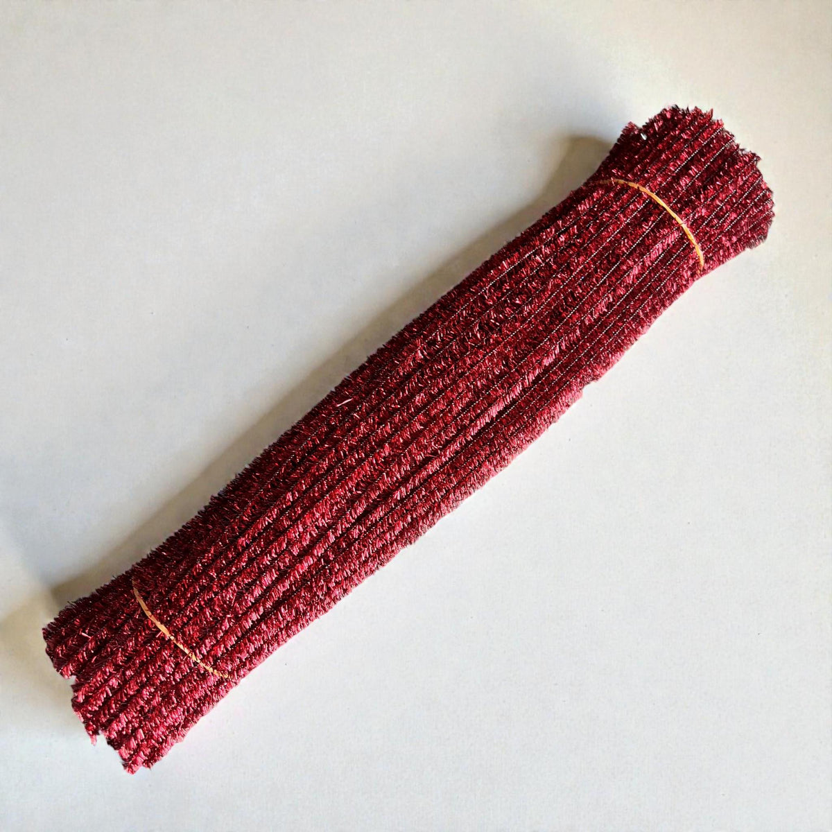 100Pcs 6mm Glitter Pipe Cleaners Sparkly Chenille Stems 30cm 22 Colors