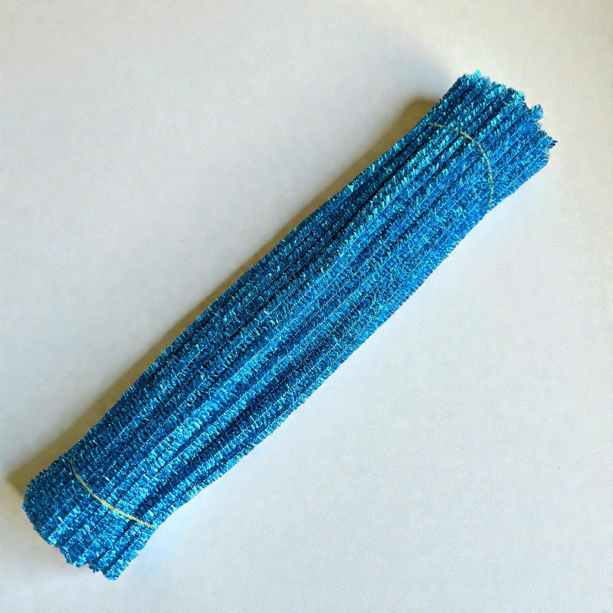 100Pcs 6mm Glitter Pipe Cleaners Sparkly Chenille Stems 30cm 22 Colors
