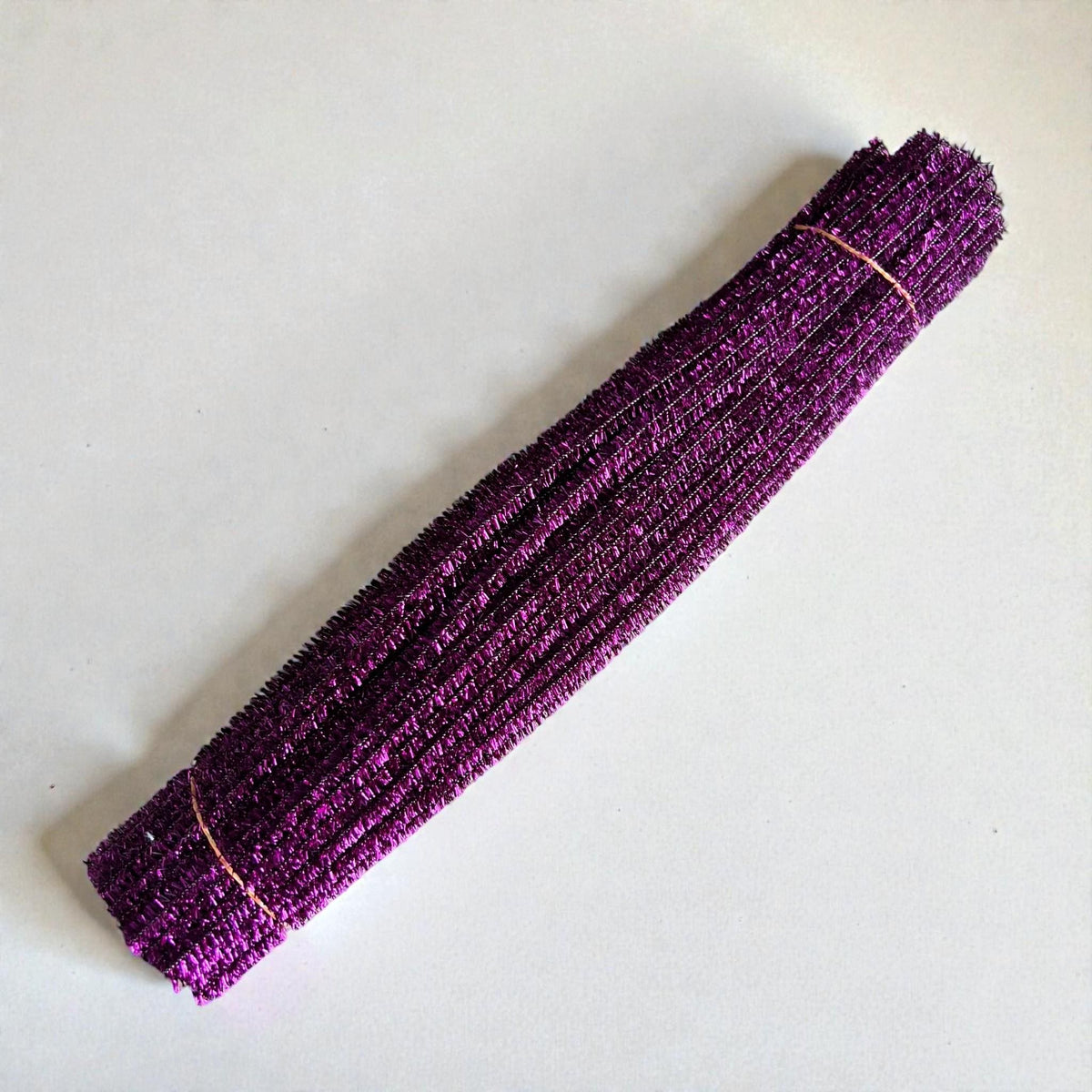 100Pcs 6mm Glitter Pipe Cleaners Sparkly Chenille Stems 30cm 22 Colors