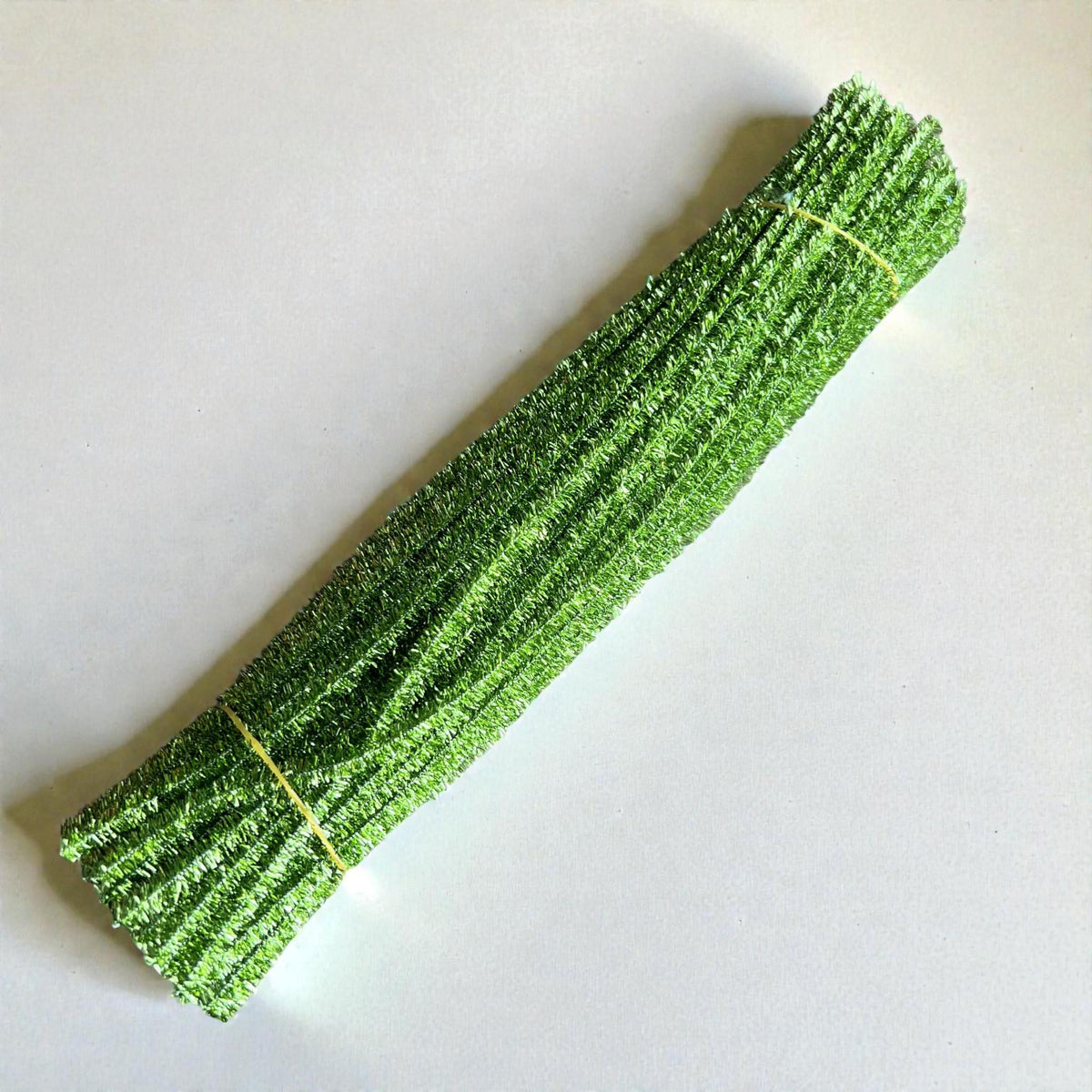 100Pcs 6mm Glitter Pipe Cleaners Sparkly Chenille Stems 30cm 22 Colors