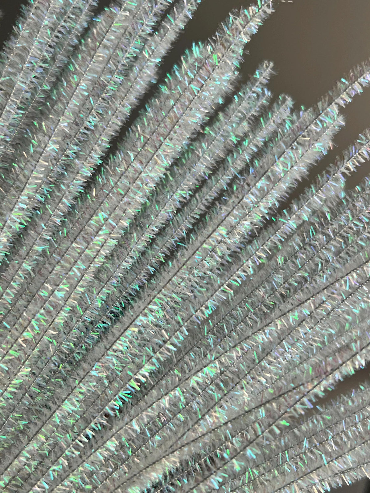 100Pcs 6mm Glitter Pipe Cleaners Sparkly Chenille Stems 30cm 22 Colors