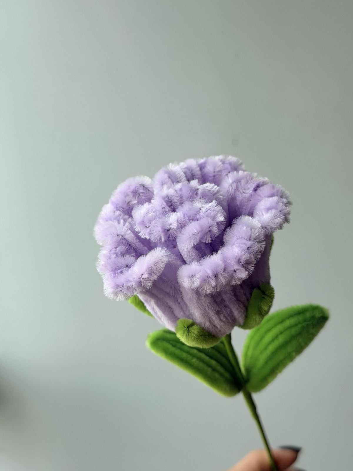 Handmade Pipe Cleaner Rose, Colorful Chenille Stem Flower, Single Faux Rose, Cute Gift, Floral Decor