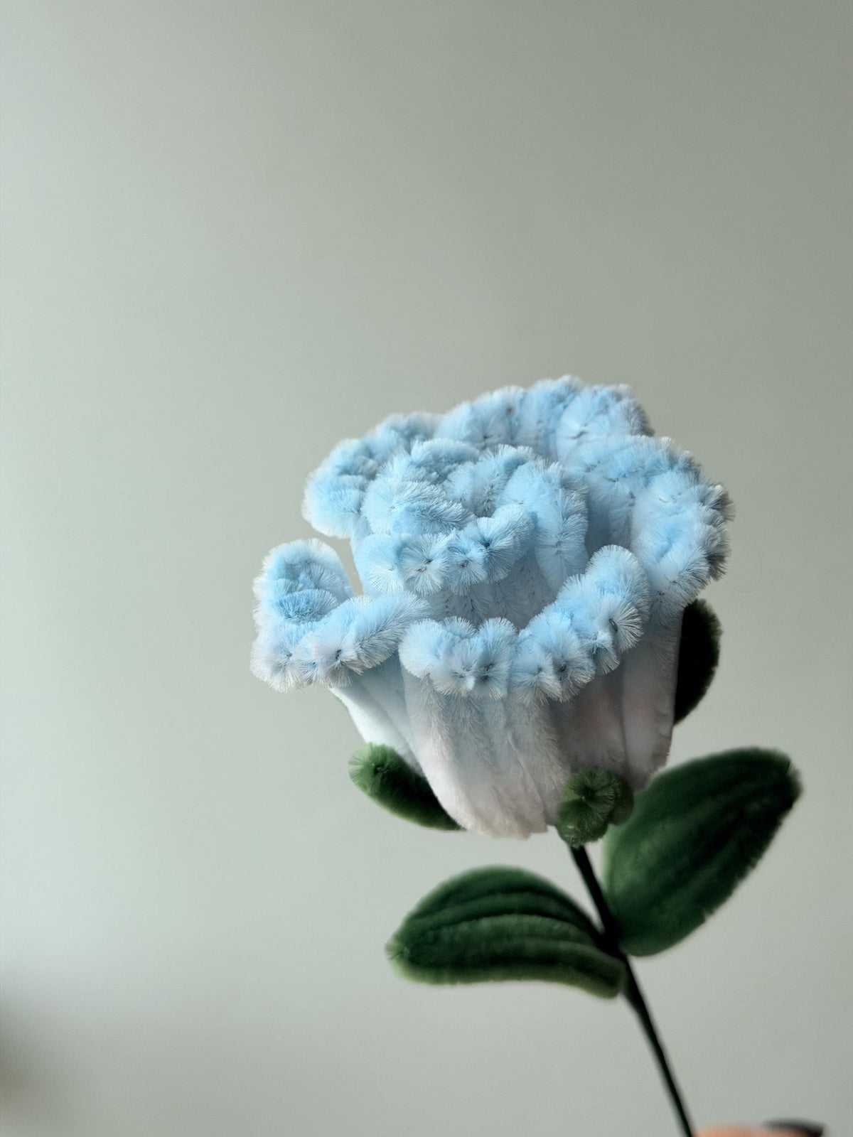 Handmade Pipe Cleaner Rose, Colorful Chenille Stem Flower, Single Faux Rose, Cute Gift, Floral Decor