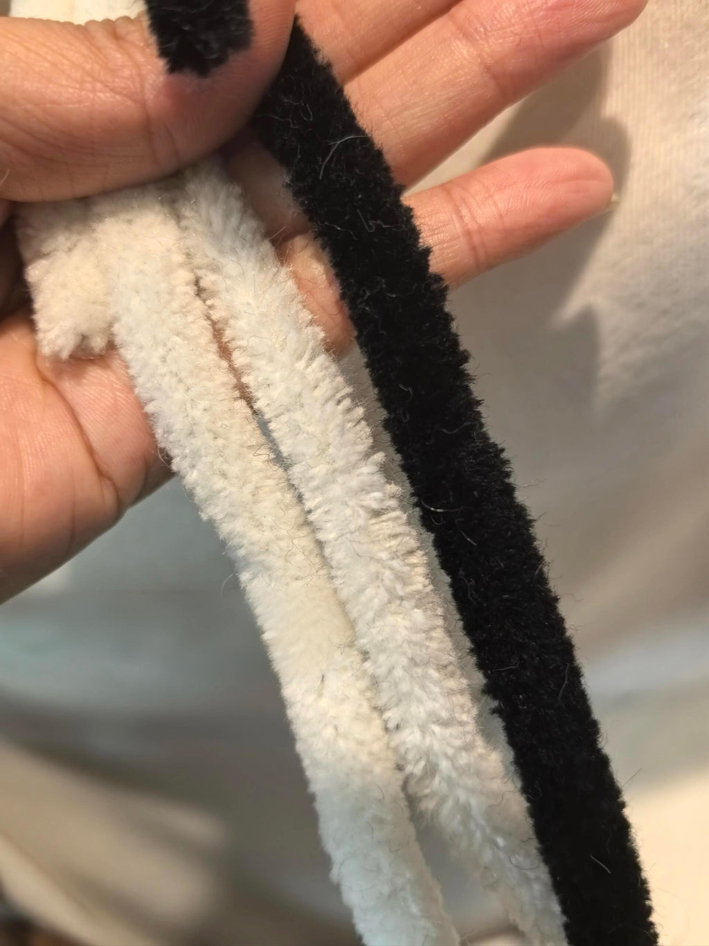 3Pcs 9mm×120cm Wool Pipe Cleaners for DIY Crafts