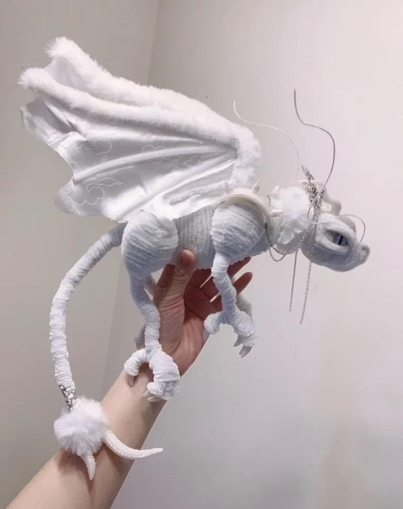 Pipe Cleaner Large Dragon Craft DIY Kit, Chenille Stem Dragon, Handmade Craft Set Gift, Creative Hobby Kit