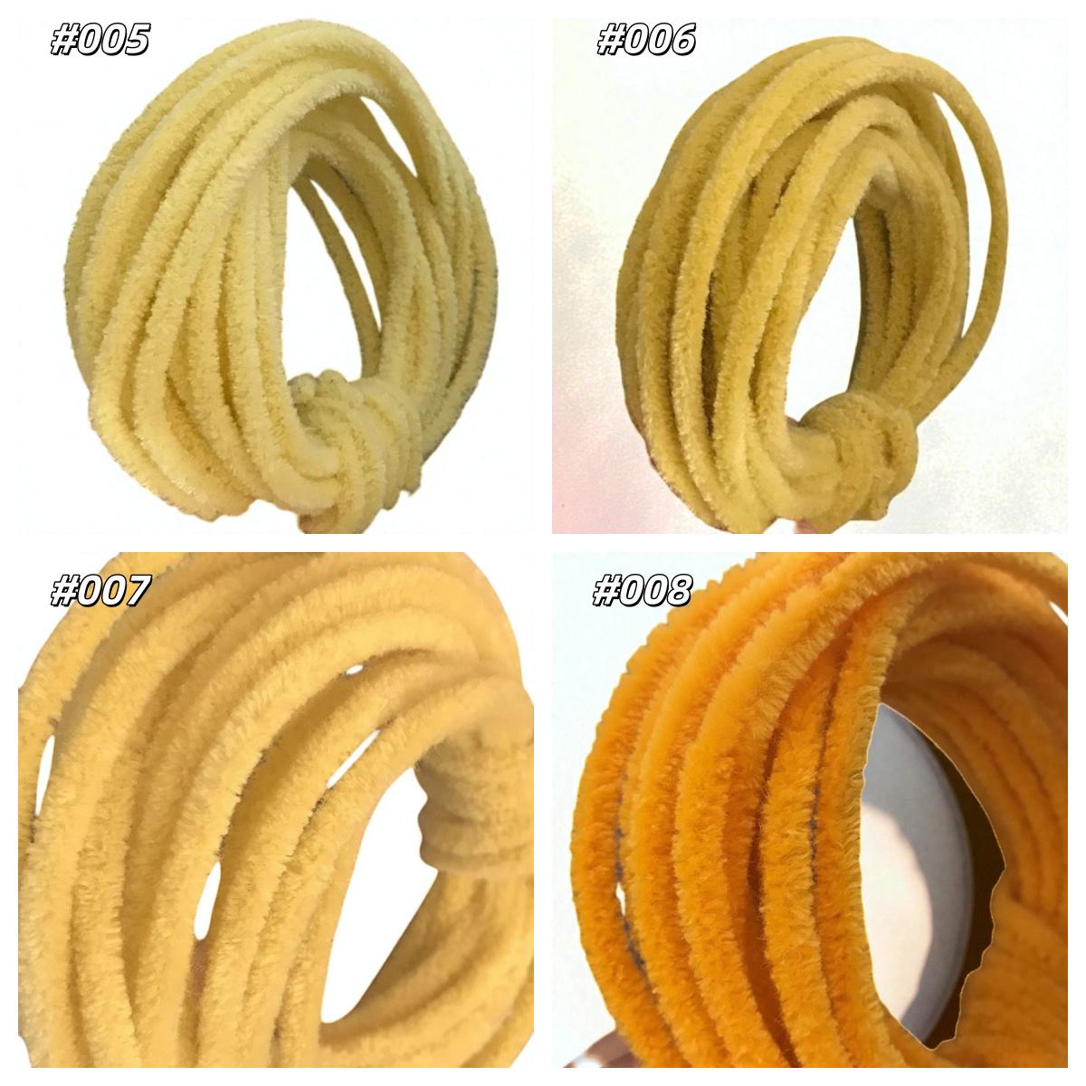 3Pcs 6mm×120cm Wool Pipe Cleaners for DIY Crafts