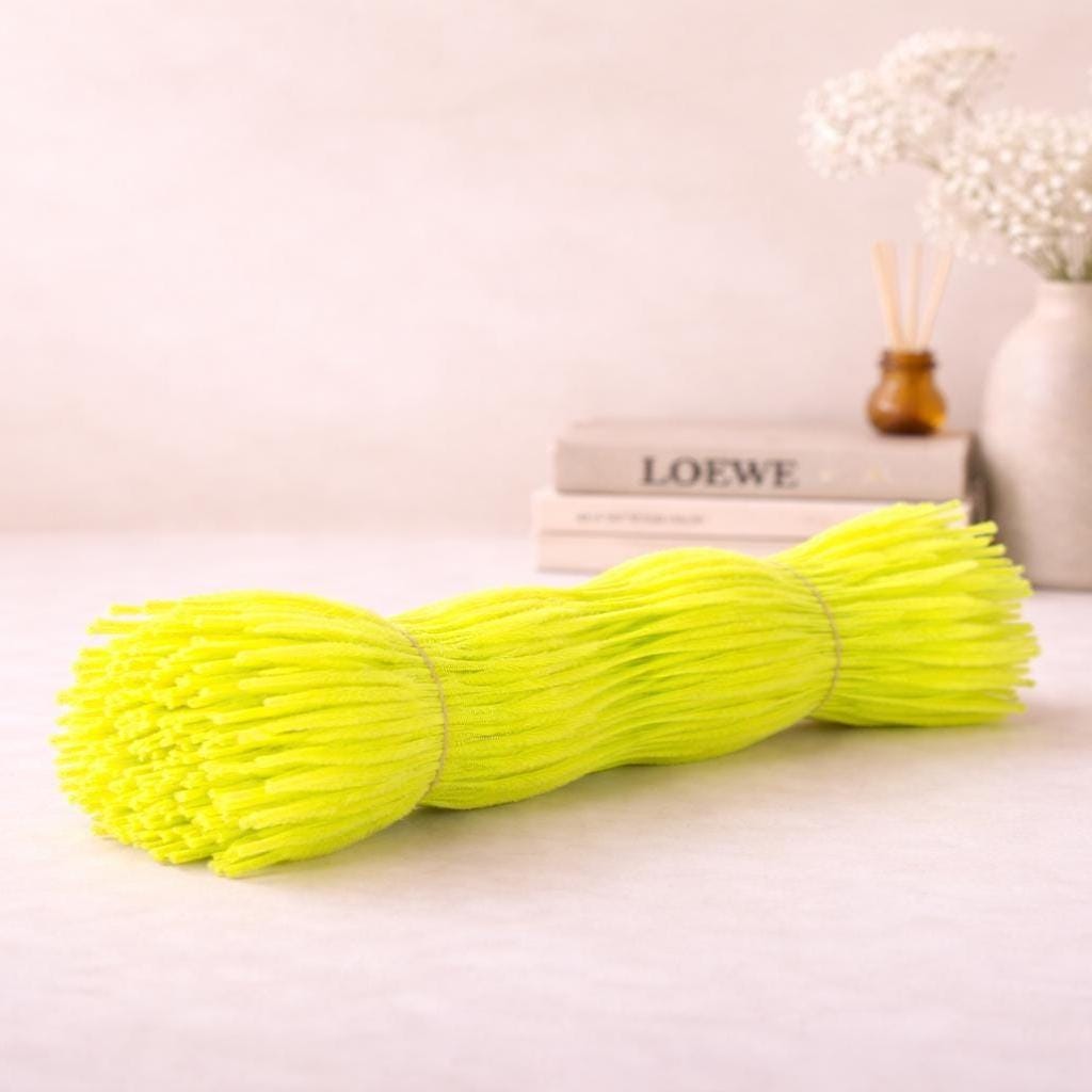 100Pcs Wavy Pipe Cleaners Colorful Chenille Stems for DIY Crafts
