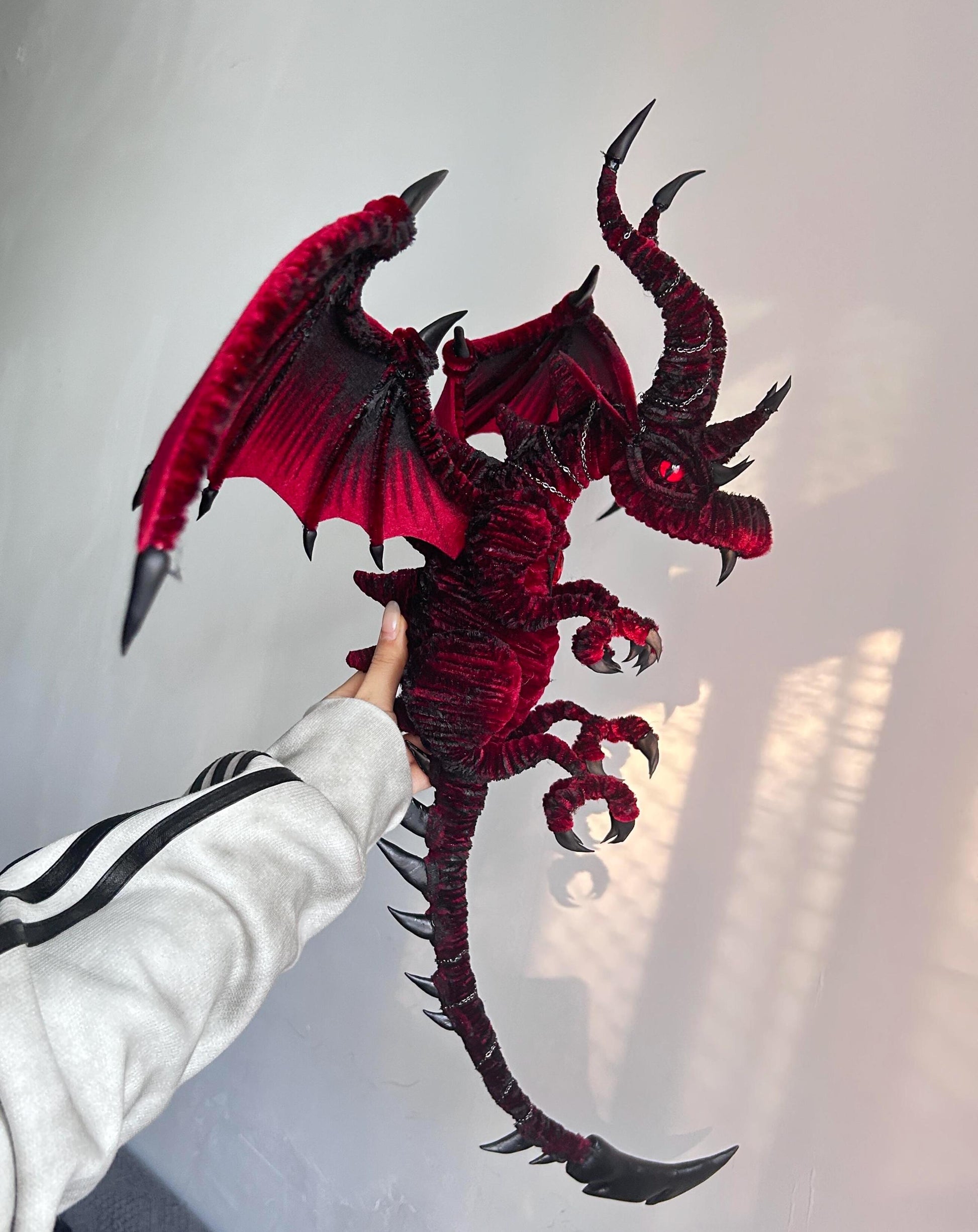 Pipe Cleaner Large Dragon Craft DIY Kit, Chenille Stem Dragon, Handmade Craft Set Gift, Creative Hobby Kit