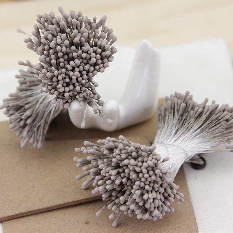 Double-Headed Artificial Flower Stamens for DIY Crafts