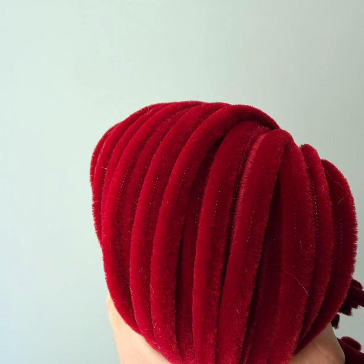 100pcs 8mm Super Dense Pipe Cleaner 30cm, DIY Flower Making Supplies Chenille Stem 104 Colors Available
