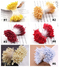Double-Headed Artificial Flower Stamens for DIY Crafts