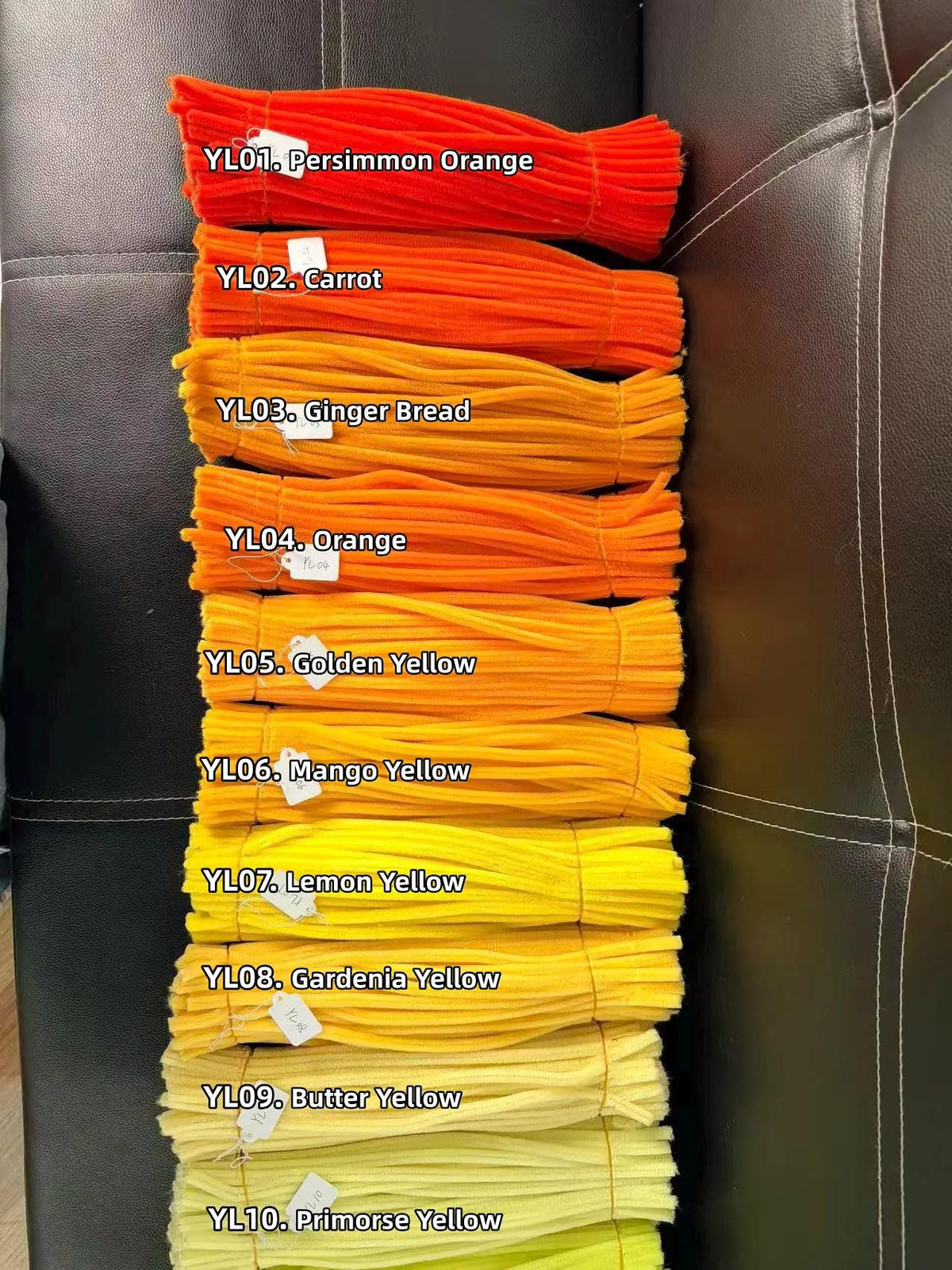 100pcs 8mm Super Dense Pipe Cleaner 30cm, DIY Flower Making Supplies Chenille Stem 104 Colors Available