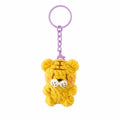 Cute Gummy Style Tiger Keychain, Crochet Plush Animal Charm, Handmade Bag Accessory, Kawaii Tiger Keyring Gift