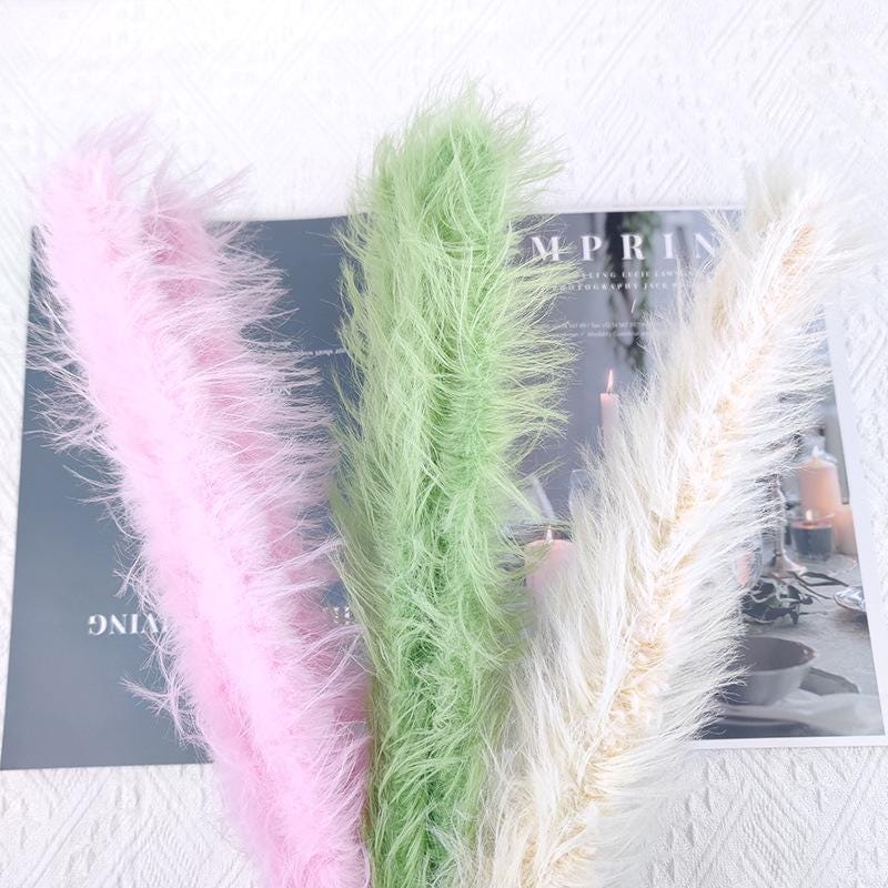 25mm x 100cmLong Mink Hair Pipe Cleaner,  Fluffy Craft Supplies, Handmade Accessories