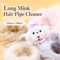 25mm x 100cmLong Mink Hair Pipe Cleaner,  Fluffy Craft Supplies, Handmade Accessories