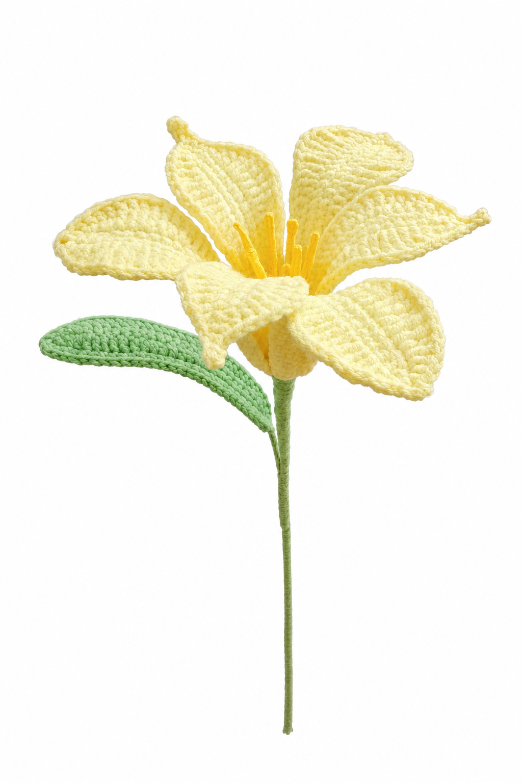 Peruvian Lily Crochet Flower Stem CF-017