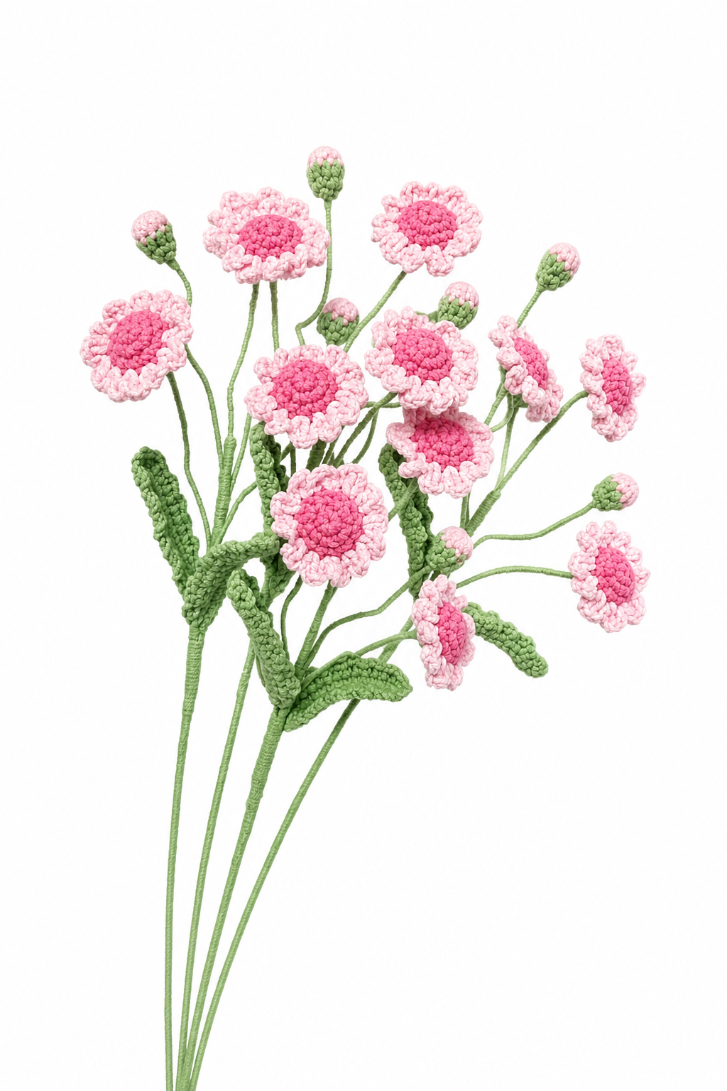 Crochet Daisy Flower Stem CF-018