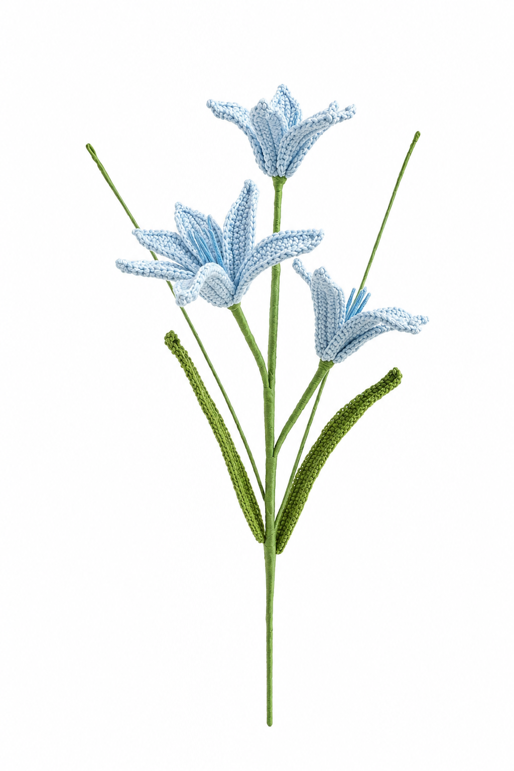 Rain Lily Crochet Flower Stem CF-023