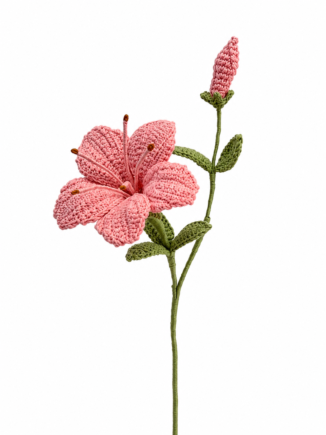 Azalea Crochet Flower Stem CF-041