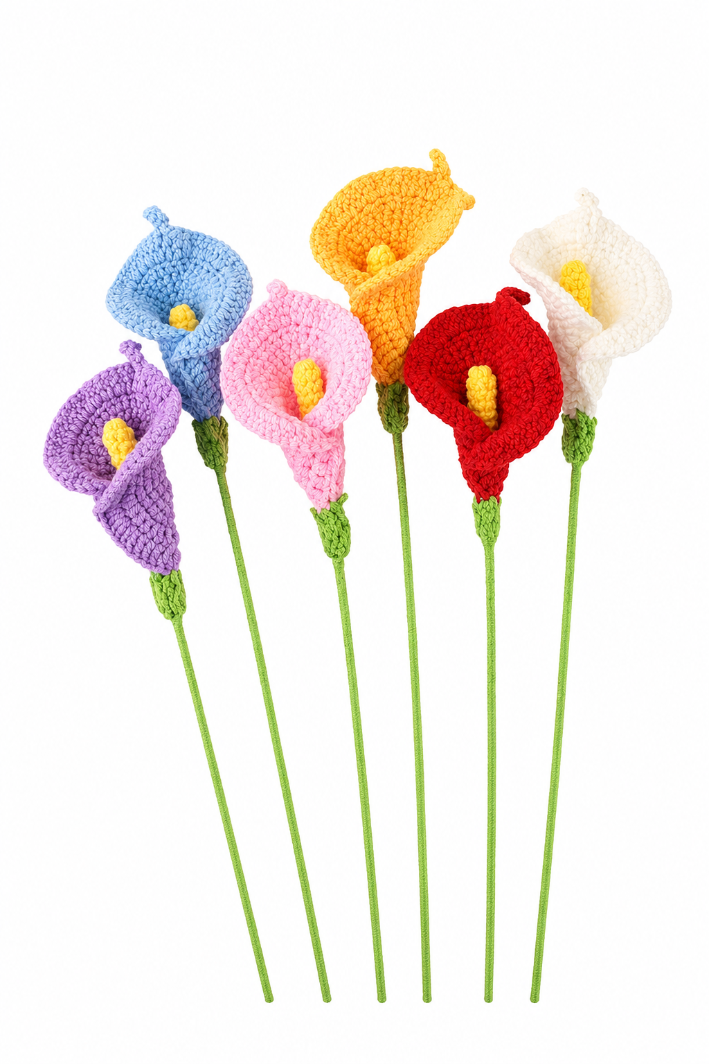 Calla Lily Crochet Flower Stem CF-043
