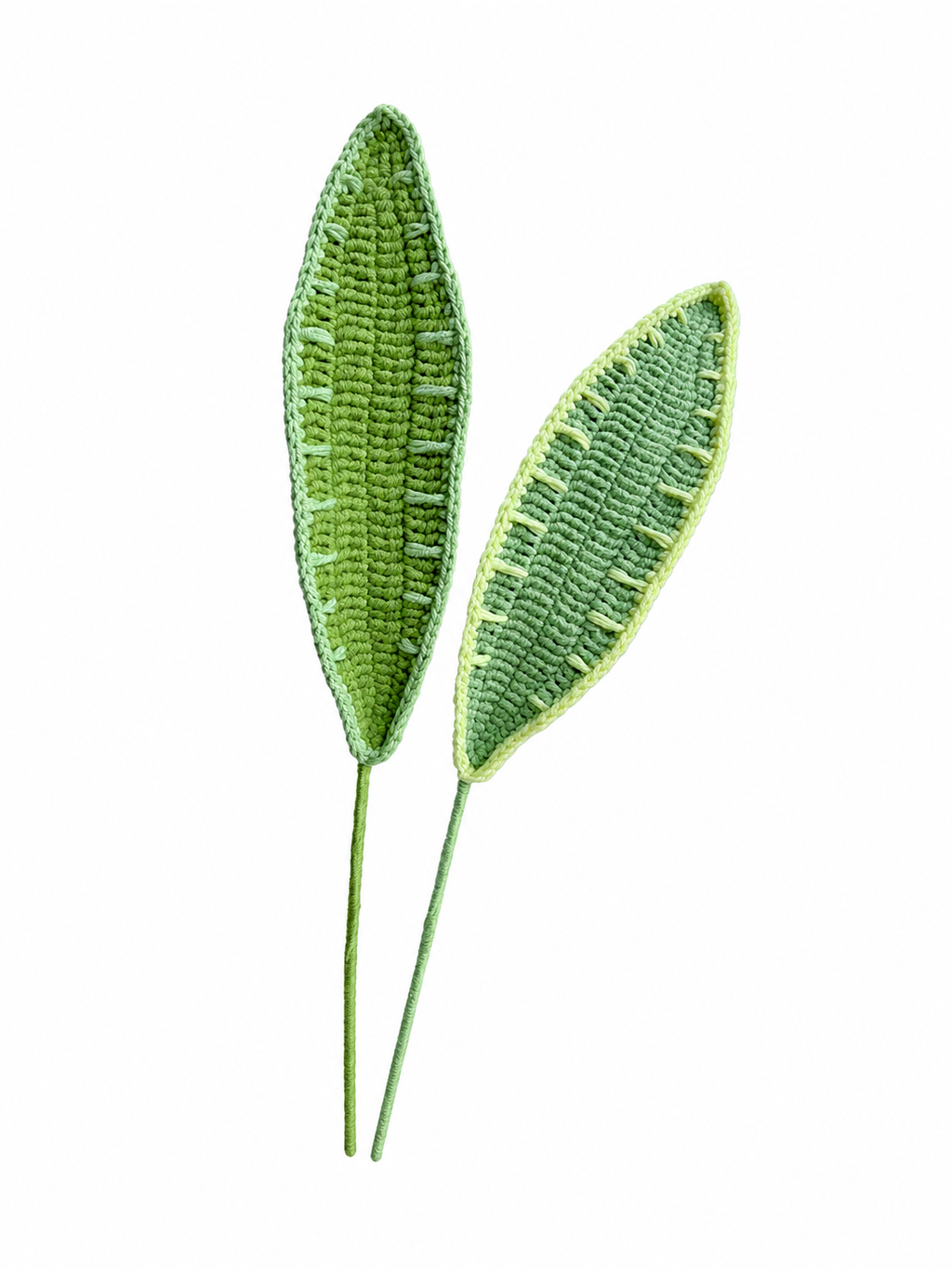 Cordyline Leaf Crochet Flower Stem CL-005
