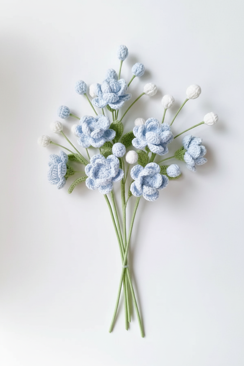 Jasmine Crochet Flower Stem CF-026