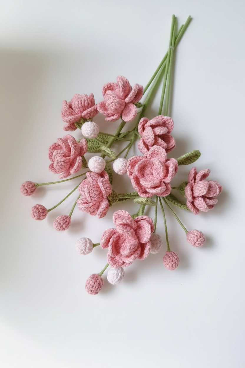 Jasmine Crochet Flower Stem CF-026