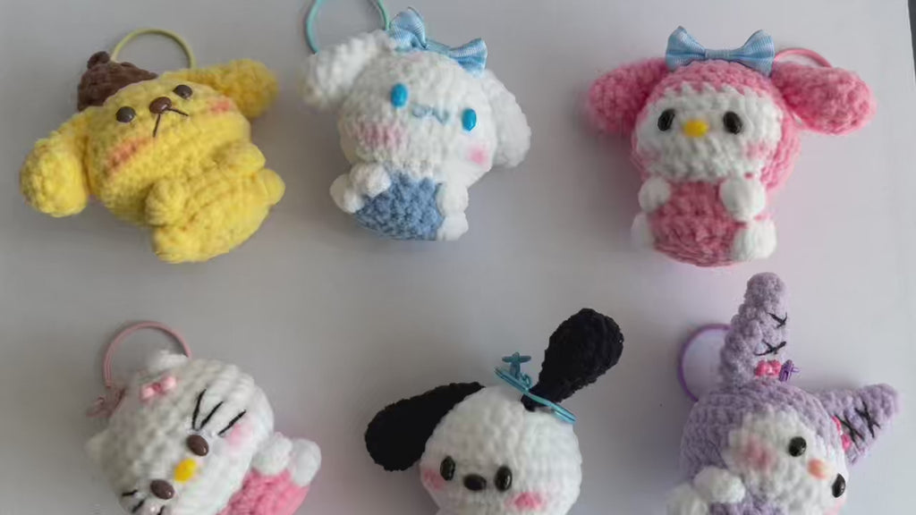 Sanrio Characters Crochet Keychains